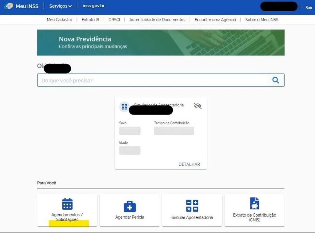 site para pedir a aposentadoria por deficiência