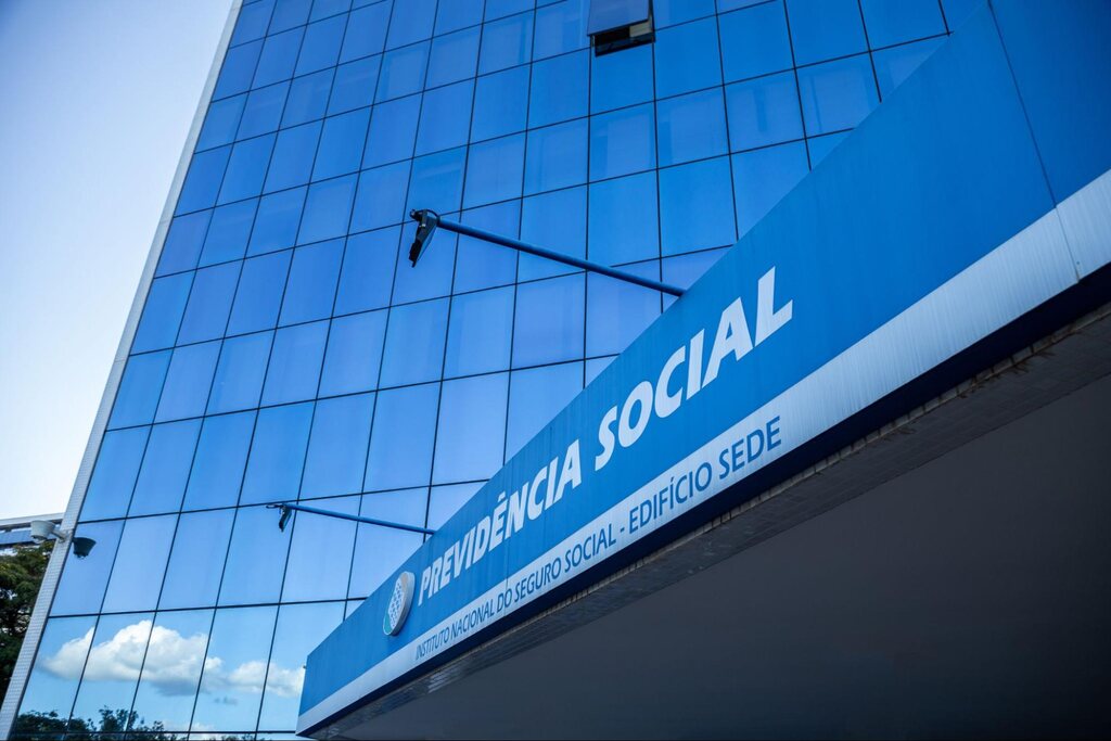 parte externa do prédio da Previdência Social, representando a dut inss
