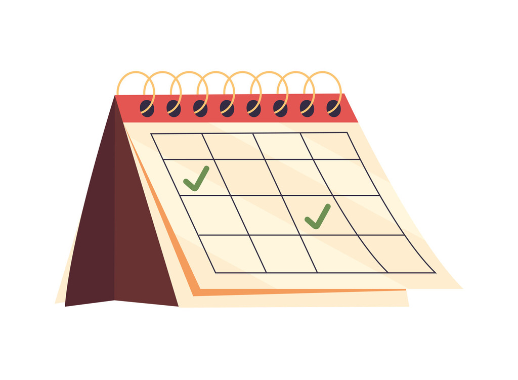 Calendário ilustrativo representando a contagem final para a entrada na aposentadoria faltando um mês.